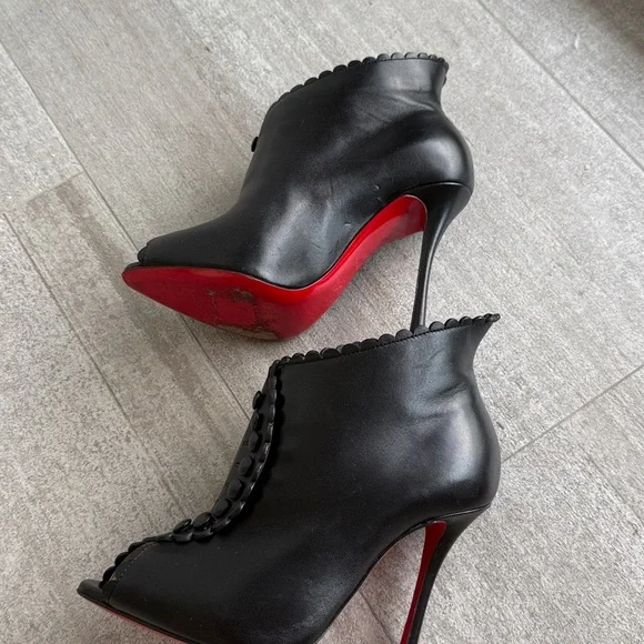 Black Christian Louboutin boots - Deguise 100 Nappa Shiny size 35 - Picture 10 of 15